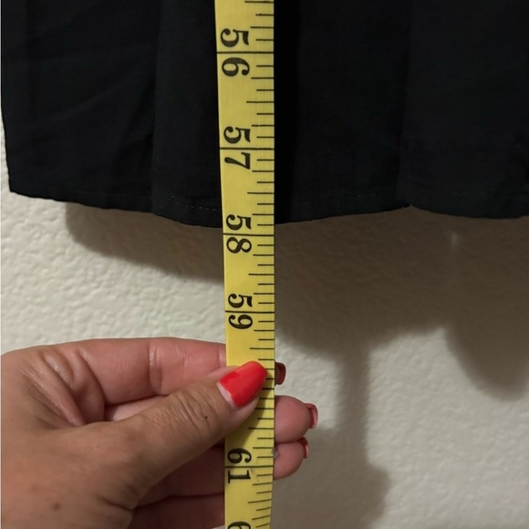 Anthropology L Space Lilikoi V Neck Tiered High Slit, Smocked Black Maxi Dress - Picture 13 of 16